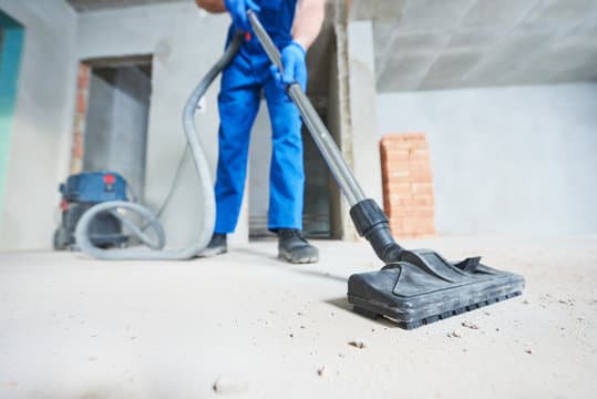 Post-construction cleaning for new builds and renovations